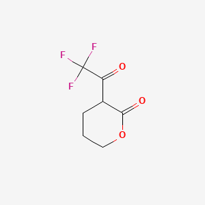 3-(Trifluoroacetyl)oxan-2-one