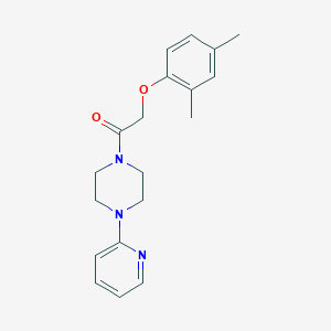 molecular formula C19H23N3O2 B5759871 1-[(2,4-dimethylphenoxy)acetyl]-4-(2-pyridinyl)piperazine CAS No. 5857-95-4