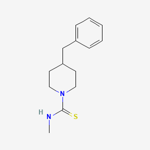 molecular formula C14H20N2S B5759877 4-benzyl-N-methyl-1-piperidinecarbothioamide 