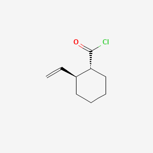 molecular formula C9H13ClO B575990 (1R,2S)-2-ethenylcyclohexane-1-carbonyl chloride CAS No. 180908-14-9