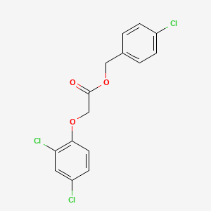 molecular formula C15H11Cl3O3 B5759936 4-chlorobenzyl (2,4-dichlorophenoxy)acetate 