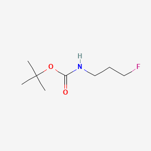 molecular formula C8H16FNO2 B576012 Tert-butyl (3-fluoropropyl)carbamate CAS No. 178181-51-6