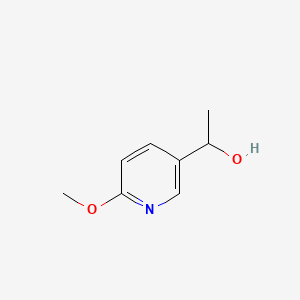 molecular formula C8H11NO2 B576013 1-(6-Methoxypyridin-3-yl)ethanol CAS No. 181820-67-7