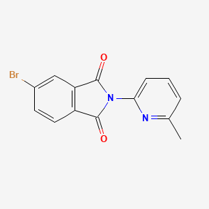 molecular formula C14H9BrN2O2 B5760154 5-bromo-2-(6-methyl-2-pyridinyl)-1H-isoindole-1,3(2H)-dione 