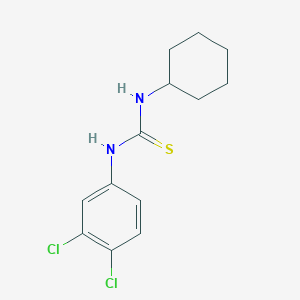 molecular formula C13H16Cl2N2S B5760161 N-cyclohexyl-N'-(3,4-dichlorophenyl)thiourea 