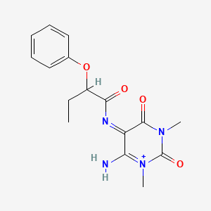 N-(6-Amino-1,3-dimethyl-2,4-dioxo-1,2,3,4-tetrahydro-5-pyrimidinyl)-2-phenoxybutanamide