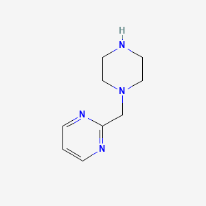 molecular formula C9H14N4 B576027 2-(Piperazin-1-ylmethyl)pyrimidine CAS No. 172981-86-1
