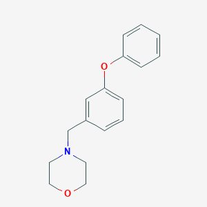 molecular formula C17H19NO2 B5760280 4-(3-phenoxybenzyl)morpholine 