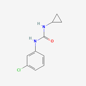 molecular formula C10H11ClN2O B5760292 N-(3-chlorophenyl)-N'-cyclopropylurea CAS No. 64393-13-1