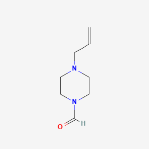 molecular formula C8H14N2O B576030 4-(Prop-2-en-1-yl)piperazine-1-carbaldehyde CAS No. 179953-32-3