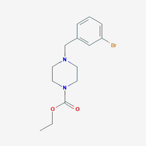 molecular formula C14H19BrN2O2 B5760331 ethyl 4-(3-bromobenzyl)-1-piperazinecarboxylate 
