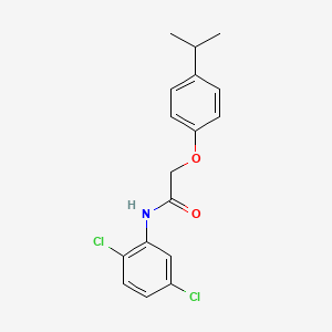 molecular formula C17H17Cl2NO2 B5760356 N-(2,5-dichlorophenyl)-2-(4-isopropylphenoxy)acetamide 