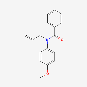 molecular formula C17H17NO2 B5760373 N-allyl-N-(4-methoxyphenyl)benzamide 