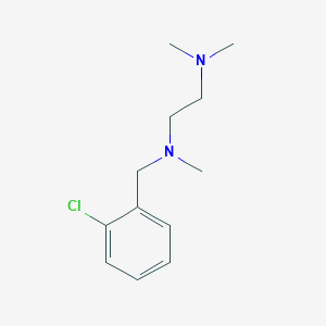 molecular formula C12H19ClN2 B5760438 (2-chlorobenzyl)[2-(dimethylamino)ethyl]methylamine 