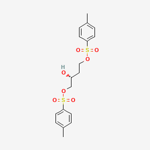 molecular formula C18H22O7S2 B576044 (R)-1,4-Ditosyloxy-2-butanol CAS No. 170305-50-7