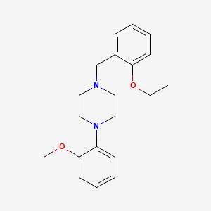 molecular formula C20H26N2O2 B5760483 1-(2-ethoxybenzyl)-4-(2-methoxyphenyl)piperazine 
