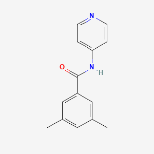 molecular formula C14H14N2O B5760486 3,5-dimethyl-N-4-pyridinylbenzamide 