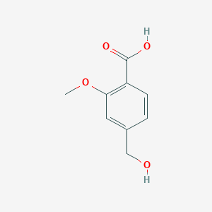 B057605 4-(Hydroxymethyl)-2-methoxybenzoic acid CAS No. 158089-31-7