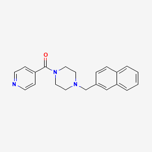 1-isonicotinoyl-4-(2-naphthylmethyl)piperazine