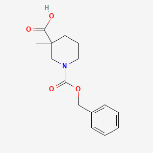 1-[(Benzyloxy)carbonyl]-3-methylpiperidine-3-carboxylic acid