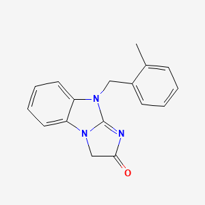 molecular formula C17H15N3O B5760651 9-(2-methylbenzyl)-3H-imidazo[1,2-a]benzimidazol-2(9H)-one 