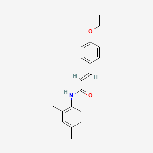 molecular formula C19H21NO2 B5760668 N-(2,4-dimethylphenyl)-3-(4-ethoxyphenyl)acrylamide 