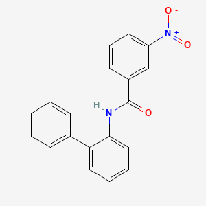 molecular formula C19H14N2O3 B5760696 N-2-biphenylyl-3-nitrobenzamide 