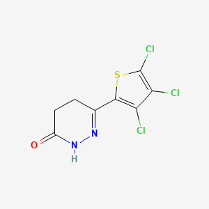 molecular formula C8H5Cl3N2OS B5760758 6-(3,4,5-trichloro-2-thienyl)-4,5-dihydro-3(2H)-pyridazinone 
