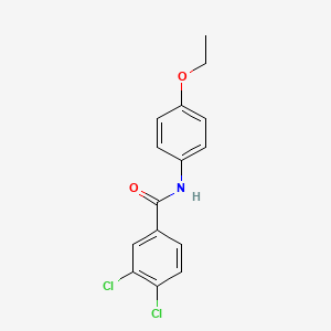 molecular formula C15H13Cl2NO2 B5760810 3,4-dichloro-N-(4-ethoxyphenyl)benzamide 
