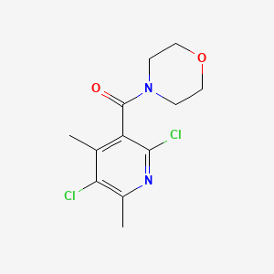 molecular formula C12H14Cl2N2O2 B5760933 4-[(2,5-dichloro-4,6-dimethylpyridin-3-yl)carbonyl]morpholine 