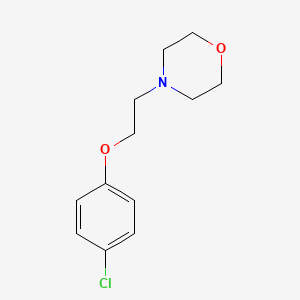 molecular formula C12H16ClNO2 B5760939 4-[2-(4-chlorophenoxy)ethyl]morpholine 