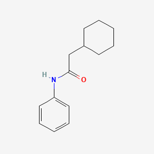 molecular formula C14H19NO B5761002 2-cyclohexyl-N-phenylacetamide 