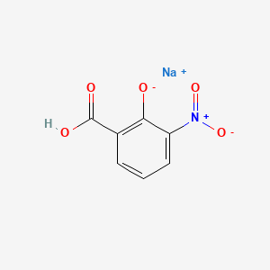 molecular formula C7H4NNaO5 B576111 3-硝基水杨酸钠盐 CAS No. 164915-53-1