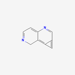 molecular formula C9H6N2 B576114 1h-Cyclopropa[c][1,6]naphthyridine CAS No. 187388-96-1