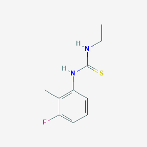 molecular formula C10H13FN2S B5761184 N-ethyl-N'-(3-fluoro-2-methylphenyl)thiourea 