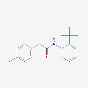 molecular formula C19H23NO B5761212 N-(2-tert-butylphenyl)-2-(4-methylphenyl)acetamide 