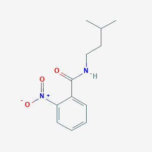 molecular formula C12H16N2O3 B5761308 N-(3-methylbutyl)-2-nitrobenzamide 