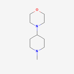 molecular formula C10H20N2O B5761320 4-(1-methyl-4-piperidinyl)morpholine 
