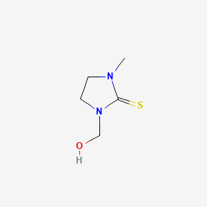 1-(Hydroxymethyl)-3-methylimidazolidine-2-thione