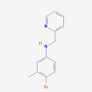 molecular formula C13H13BrN2 B5761389 (4-bromo-3-methylphenyl)(2-pyridinylmethyl)amine 