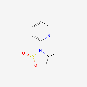 2-[(4R)-4-Methyl-2-oxido-1,2,3-oxathiazolidin-3-yl]pyridine
