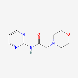 molecular formula C10H14N4O2 B5761603 2-(4-morpholinyl)-N-2-pyrimidinylacetamide 