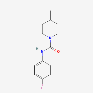 molecular formula C13H17FN2O B5761705 N-(4-fluorophenyl)-4-methyl-1-piperidinecarboxamide CAS No. 57754-87-7
