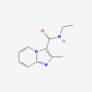 molecular formula C11H13N3O B5761741 N-ethyl-2-methylimidazo[1,2-a]pyridine-3-carboxamide 