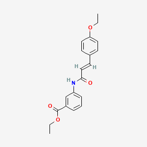 ethyl 3-{[3-(4-ethoxyphenyl)acryloyl]amino}benzoate