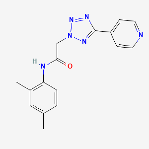 molecular formula C16H16N6O B5761905 N-(2,4-dimethylphenyl)-2-[5-(4-pyridinyl)-2H-tetrazol-2-yl]acetamide 