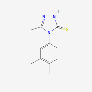 molecular formula C11H13N3S B5761940 4-(3,4-dimethylphenyl)-5-methyl-4H-1,2,4-triazole-3-thiol 