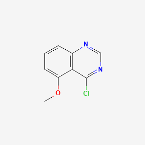 molecular formula C9H7ClN2O B576197 4-Chloro-5-methoxyquinazoline CAS No. 179246-14-1