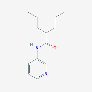 molecular formula C13H20N2O B5762035 2-propyl-N-3-pyridinylpentanamide 
