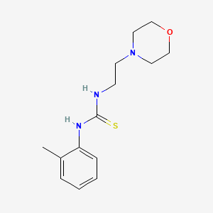 molecular formula C14H21N3OS B5762081 N-(2-methylphenyl)-N'-[2-(4-morpholinyl)ethyl]thiourea 
